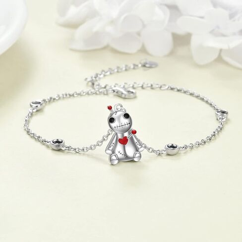 YFN الفودو سوار خلخال فضة الساحرة الفودو سوار خلخال الساحرة القوطية مجوهرات هدايا للنساء الفتيات in Kuwait