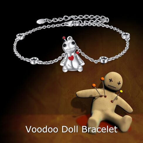 YFN الفودو سوار خلخال فضة الساحرة الفودو سوار خلخال الساحرة القوطية مجوهرات هدايا للنساء الفتيات in Kuwait