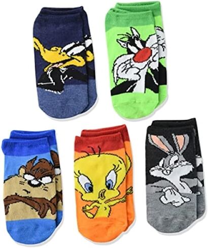 Looney Tunes Kids 5 Pack No Show Socks in Saudi Arabia