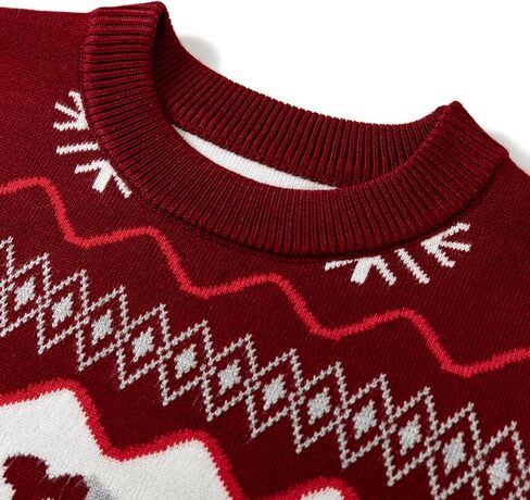 Colorful House Christmas Sweater Boy Girl Funny Kids Christmas Pullover Sweatshirt Warm Crewneck Winter Clothes in Kuwait