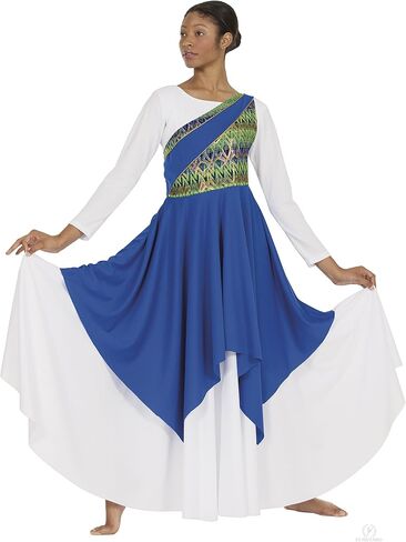 Eurotard 63567 Adult Joyful Praise Asymmetrical Tunic in Kuwait