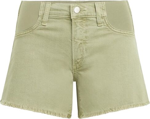 Joe's Jeans Women's The Ozzie Short Maternity, Khaki Green in Saudi Arabia