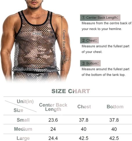 Mens See Through Sleeveless Shirt Mesh Tank Top for Men Crew Neck Fishnet Fitted Muscle Shirt Clubwear in Saudi Arabia