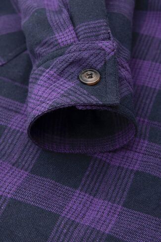 Womens Sherpa Fleece Lined Flannel Jacket Button Down Plaid Flannel Shirt Jacket(All Sherpa Lining) in Saudi Arabia