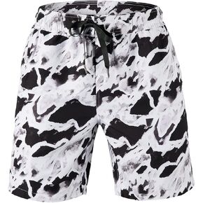 شورت سباحة رجالي من HUGE SPORTS، شورت شاطئ سريع الجفاف مع بطانة شبكية داخلية وجيوب in Kuwait