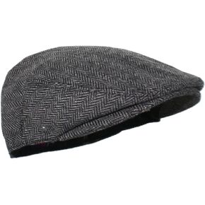 Ted & Jack - Street Easy Herringbone or Plaid Driving Cap with Quilted Lining