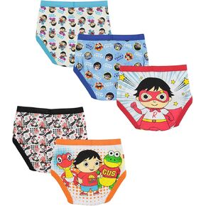Ryan's World Boys' Big Briefs Underwear Multipacks, Ryan5pk, 6