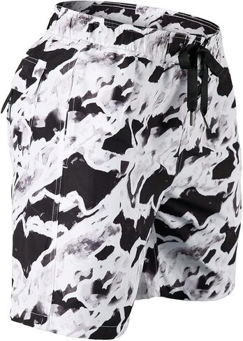 شورت سباحة رجالي من HUGE SPORTS، شورت شاطئ سريع الجفاف مع بطانة شبكية داخلية وجيوب in Kuwait