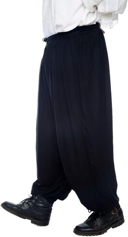 Pirategothic Black Pirate Pants Costume in Saudi Arabia