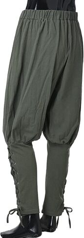 Men's Medieval Pants Viking Pirate Costume Trousers in Saudi Arabia
