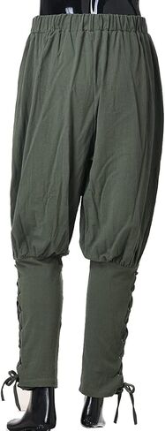 Men's Medieval Pants Viking Pirate Costume Trousers in Saudi Arabia