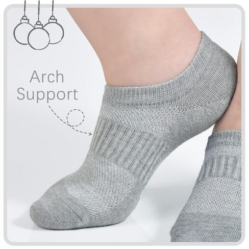 No Show Socks Girls 12 Pairs Kids No Show Socks Boys Cotton Low Cut Non Slip Socks Children Youth Adults in Kuwait