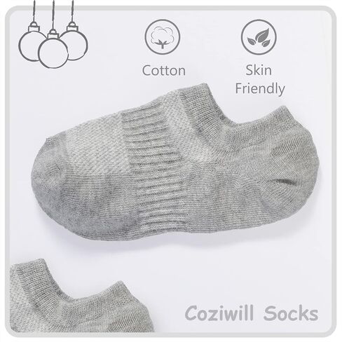 No Show Socks Girls 12 Pairs Kids No Show Socks Boys Cotton Low Cut Non Slip Socks Children Youth Adults in Kuwait