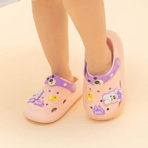 Sonsage Toddler Boys Girls Garden Clogs Slippers Little Kids Slip-On Sandals Cute Cartoon Classic Breathable Lightweight Summer Beach Pool Water Garden Shoes in Kuwait