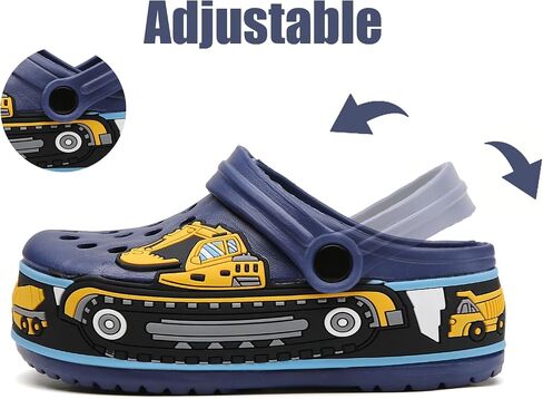 Kids Garden Clogs Boys Clogs Cute Cartoon Girls Water Clogs Children Slip-on Breathable Beach Pool Shower Clogs in Saudi Arabia