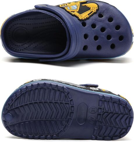Kids Garden Clogs Boys Clogs Cute Cartoon Girls Water Clogs Children Slip-on Breathable Beach Pool Shower Clogs in Saudi Arabia