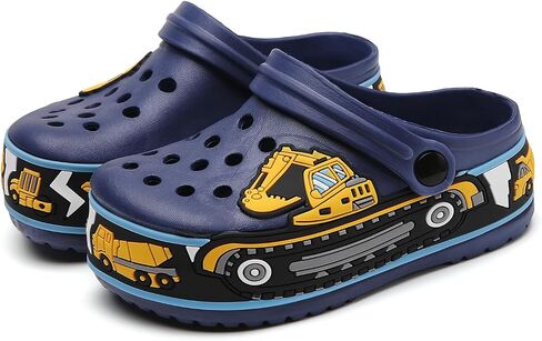 Kids Garden Clogs Boys Clogs Cute Cartoon Girls Water Clogs Children Slip-on Breathable Beach Pool Shower Clogs in Saudi Arabia