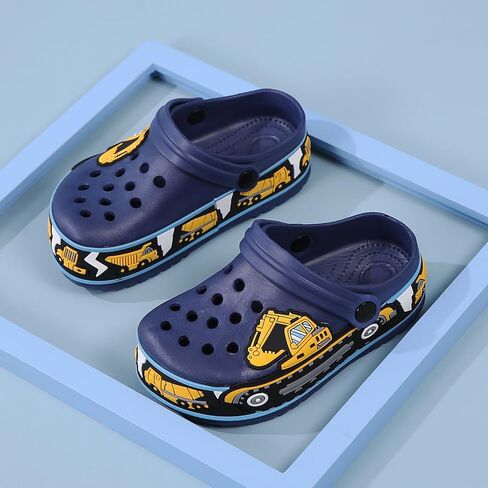 Kids Garden Clogs Boys Clogs Cute Cartoon Girls Water Clogs Children Slip-on Breathable Beach Pool Shower Clogs in Saudi Arabia