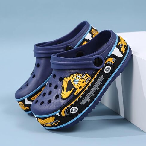 Kids Garden Clogs Boys Clogs Cute Cartoon Girls Water Clogs Children Slip-on Breathable Beach Pool Shower Clogs in Saudi Arabia