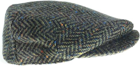 Men's Genuine Irish Newsboy Driving Cap, 100% Wool Tweed Made in Ireland Co. Kerry in Saudi Arabia