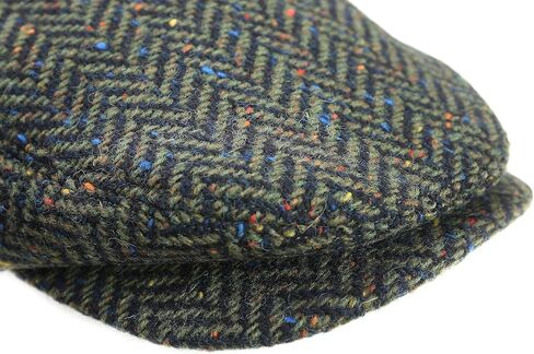 Men's Genuine Irish Newsboy Driving Cap, 100% Wool Tweed Made in Ireland Co. Kerry in Saudi Arabia