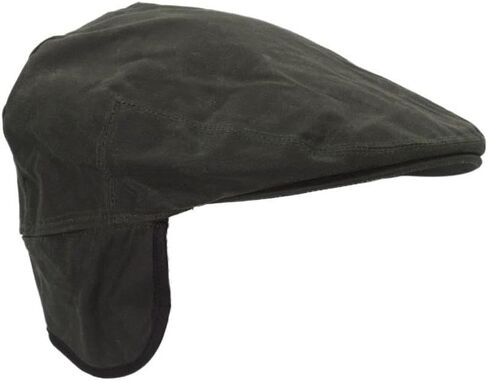 Walker and Hawkes - Wax Edmond Flat Cap w/Foldable Ear Flaps in Saudi Arabia