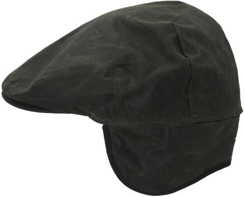 Walker and Hawkes - Wax Edmond Flat Cap w/Foldable Ear Flaps in Saudi Arabia