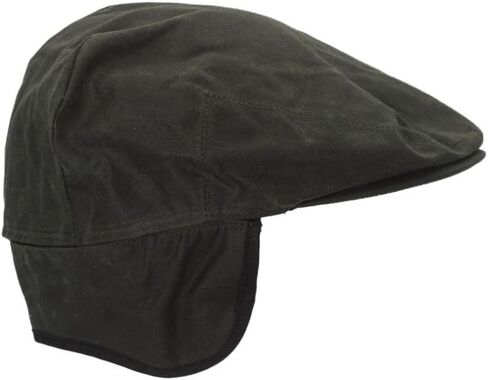 Walker and Hawkes - Wax Edmond Flat Cap w/Foldable Ear Flaps in Saudi Arabia