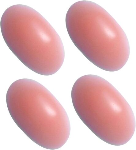 Exceart Soft Silicone Shoulder Push Up Pads Adhesive Shoulder Enhancer Shoulder Pads for Adults Women 2 Pairs (Size L) in Saudi Arabia
