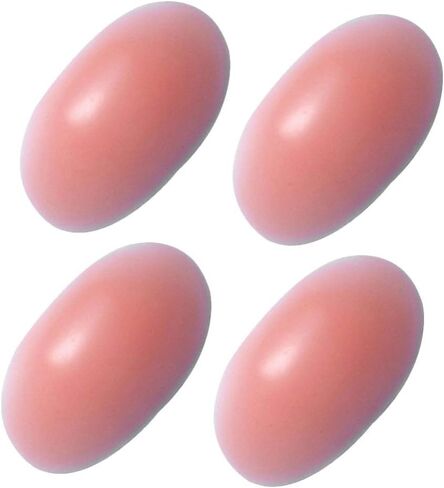Exceart Soft Silicone Shoulder Push Up Pads Adhesive Shoulder Enhancer Shoulder Pads for Adults Women 2 Pairs (Size L) in Saudi Arabia
