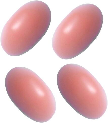 Exceart Soft Silicone Shoulder Push Up Pads Adhesive Shoulder Enhancer Shoulder Pads for Adults Women 2 Pairs (Size L) in Saudi Arabia
