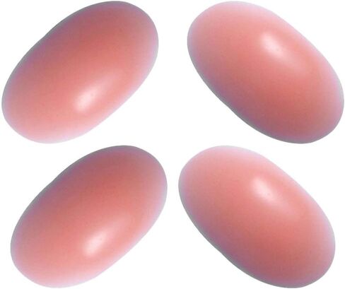 Exceart Soft Silicone Shoulder Push Up Pads Adhesive Shoulder Enhancer Shoulder Pads for Adults Women 2 Pairs (Size L) in Saudi Arabia