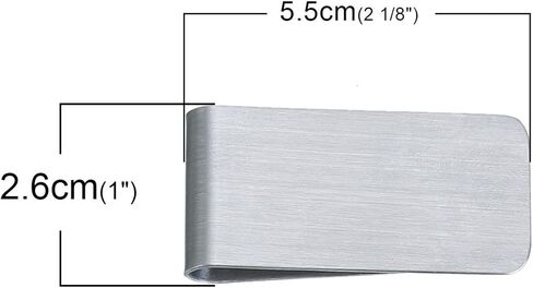 Money Clips 3 Pack by JGFinds, Stainless Steel Blanks for Engraving or Personalize - Credit Cards, ID, Cash in Kuwait