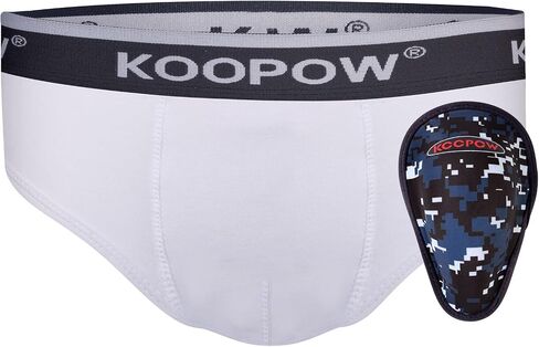 ملابس داخلية لكأس الشباب من KOOPOW، ملابس داخلية لكأس البيسبول للأولاد الصغار مع كأس رياضي ناعم واقٍ للبيسبول وكرة القدم واللاكروس in Kuwait