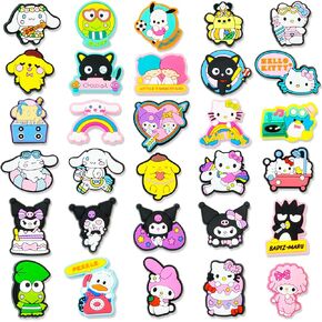 زينة أحذية Kawaii Friends ساحرة لطيفة - 30 قطعة من الصنادل زينة ساحرة للأطفال والبنات والكبار والنساء هدايا الحفلات (Kawaii 30 قطعة) in Kuwait
