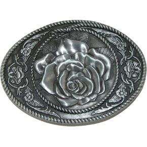 CTM® Women's Western Rose Belt Buckle in Saudi Arabia