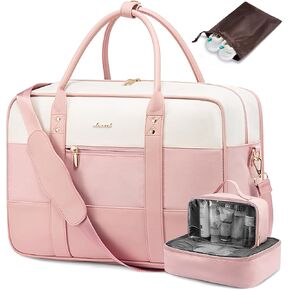 LOVEVOOK Weekender Travel Duffel Bag, Personal Item Duffle Bags for Women with Laptop Compartment, Overnight Bag with Toiletry Bag, Yoga Gym Bag with Wet Pocket, Hospital Bag for Labor and Delivery