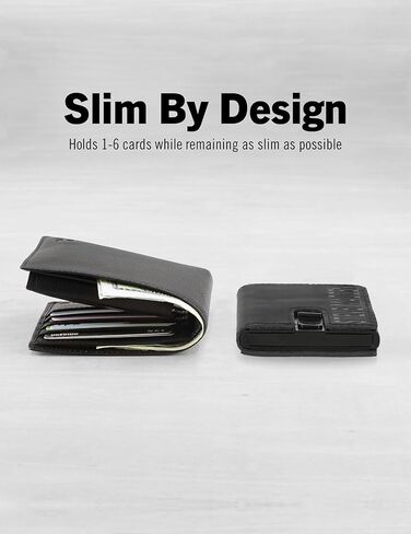 ستيف مادن محفظة بطاقات بتصميم بسيط منبثق ونافذة لبطاقة الهوية، اسود، 2.5 × .5 × 4 in Kuwait