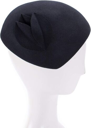 Lawliet Teardrop Women Wool Felt Fascinator Hat Flower Tam Beret Casque A574 in Saudi Arabia