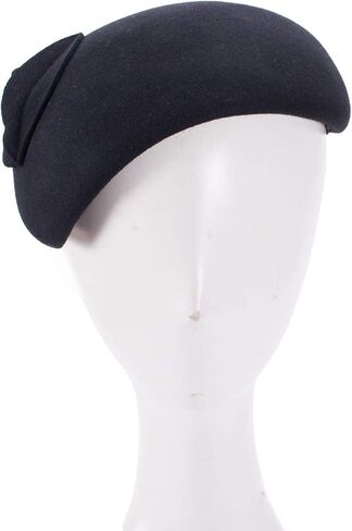 Lawliet Teardrop Women Wool Felt Fascinator Hat Flower Tam Beret Casque A574 in Saudi Arabia