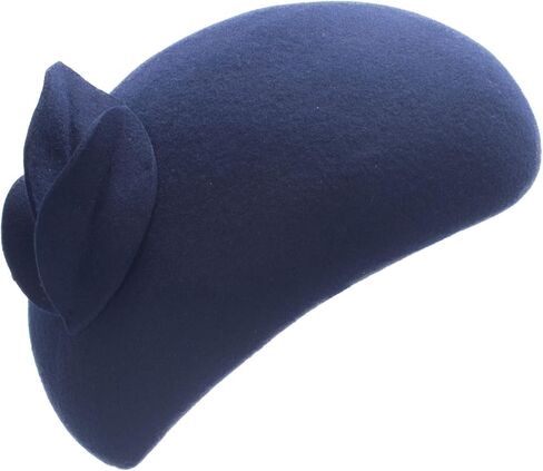 Lawliet Teardrop Women Wool Felt Fascinator Hat Flower Tam Beret Casque A574 in Saudi Arabia