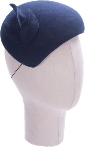 Lawliet Teardrop Women Wool Felt Fascinator Hat Flower Tam Beret Casque A574 in Saudi Arabia