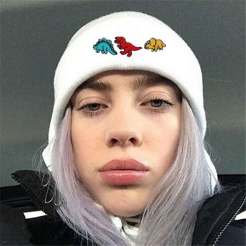 محبوك قبعة القبعات ديناصور التطريز القبعات بنين بنات قبعة الشتاء لينة الدافئة مكبل قبعة الجمجمة in Kuwait