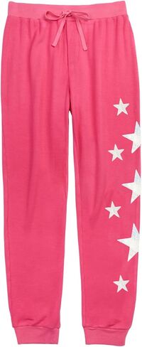 Splendid Girls' Supersoft Glitter Stars Jogger Sweatpant in Saudi Arabia