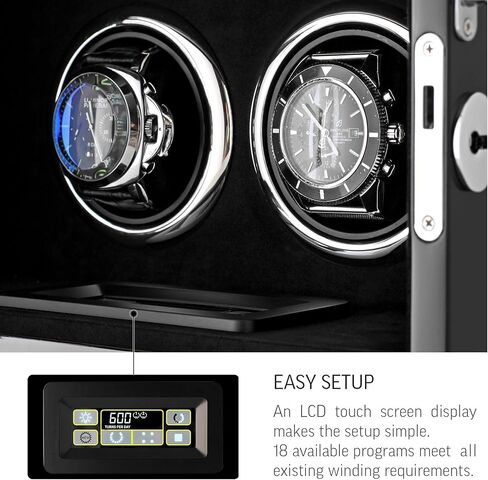 ملفاف ساعة لساعتين مع إضاءة خلفية LED وشاشة LCD وخيار إيقاف المحرك in Kuwait