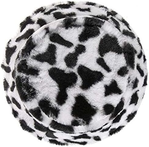 PURFANREE Women's Soft Faux Fur Bucket Hat Fluffy Winter Warmer Fisherman Cap in Kuwait