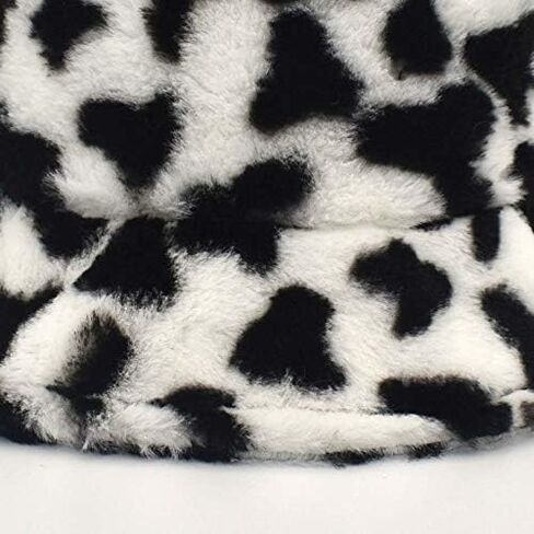 PURFANREE Women's Soft Faux Fur Bucket Hat Fluffy Winter Warmer Fisherman Cap in Kuwait