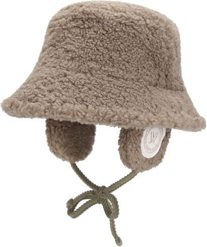WHITE SANDS MOJA Unisex Fleece Earmuff Bucket Hat Faux Fur SKADI in Kuwait