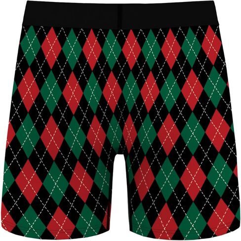 Jumppmile Men's Christmas Xmas Boxers Shorts Funny Santa Claus Underwear Boxer Briefs in Saudi Arabia