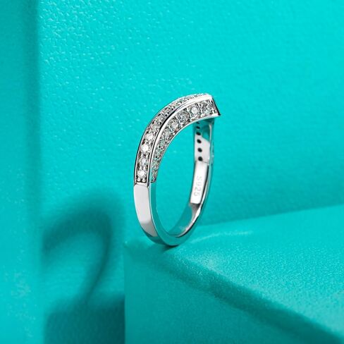 AnuClub Moissanite Engagement Rings 3.55/4.08cttw D Color VVS1 925 Sterling Silver Crown Wedding Rings Mask Promise Ring Wedding Band Eternity Rings for Women with Certificate in Saudi Arabia
